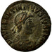 Valentinian II, Nummus, Siscia, Copper, AU(50-53), Cohen:8