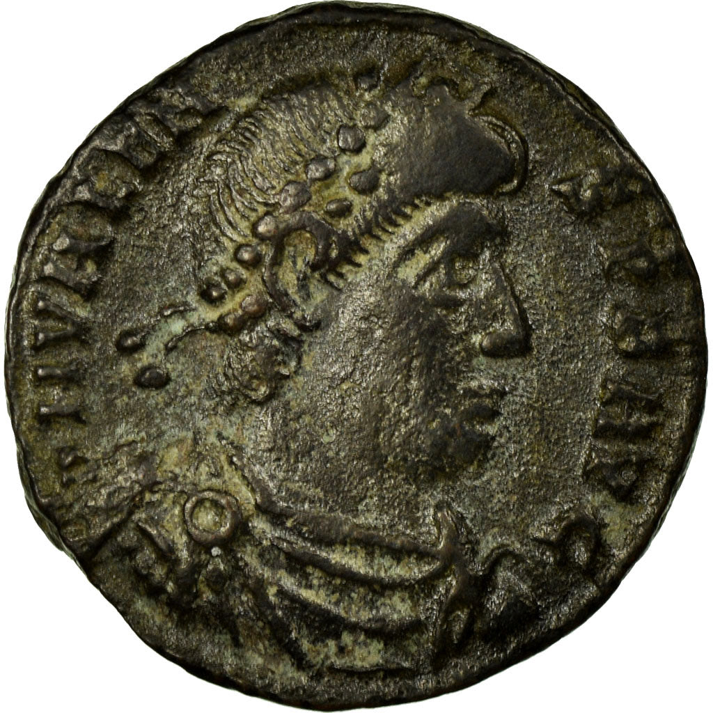 Valens, Nummus, Siscia, Copper, AU(55-58), Cohen:11