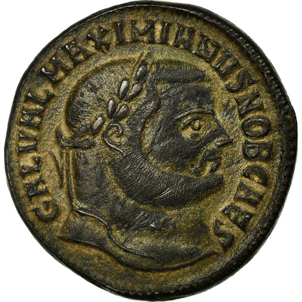 Maximianus, Follis, Antioch, Copper, AU(55-58), Cohen:78.