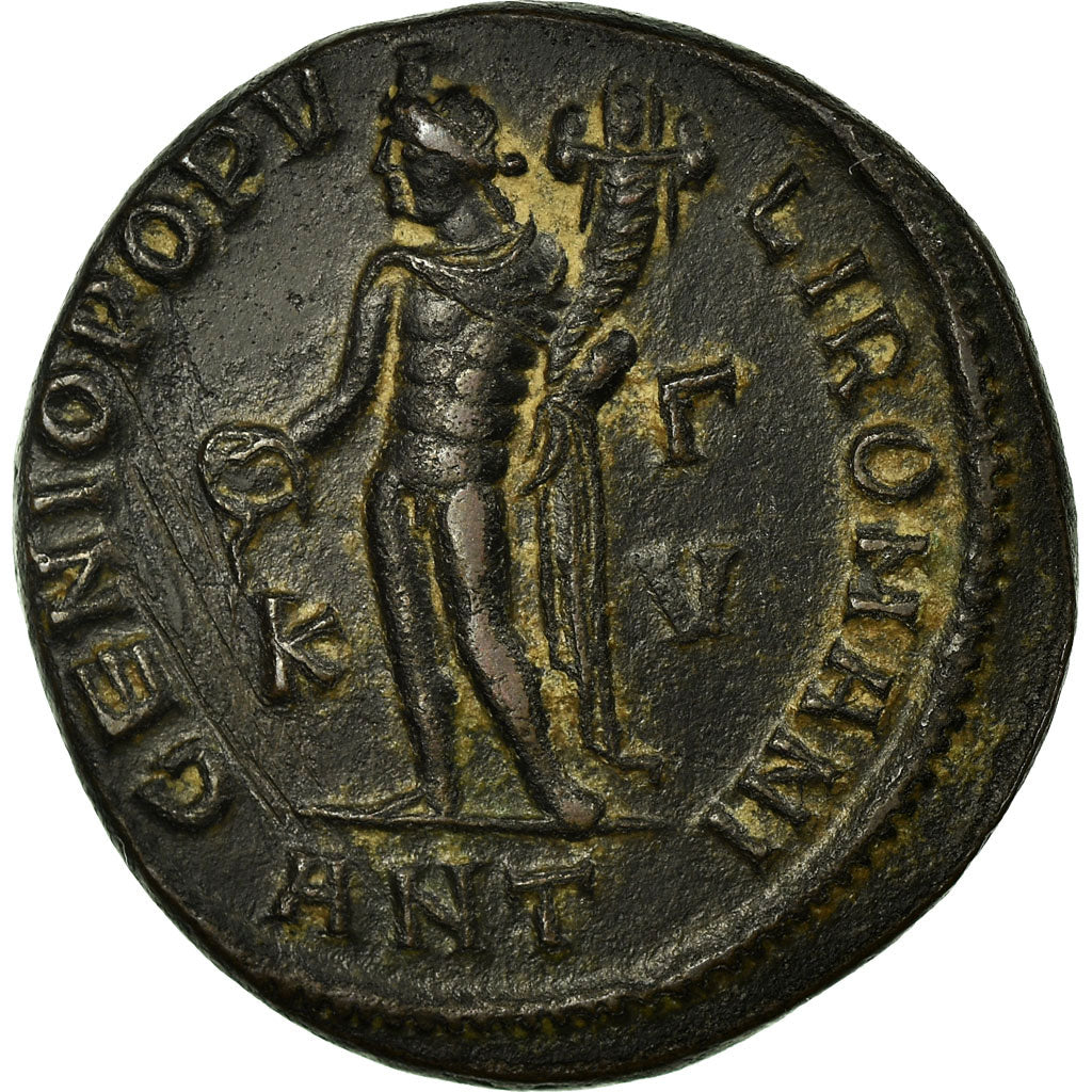 Maximianus, Follis, Antioch, Copper, AU(55-58), Cohen:78.