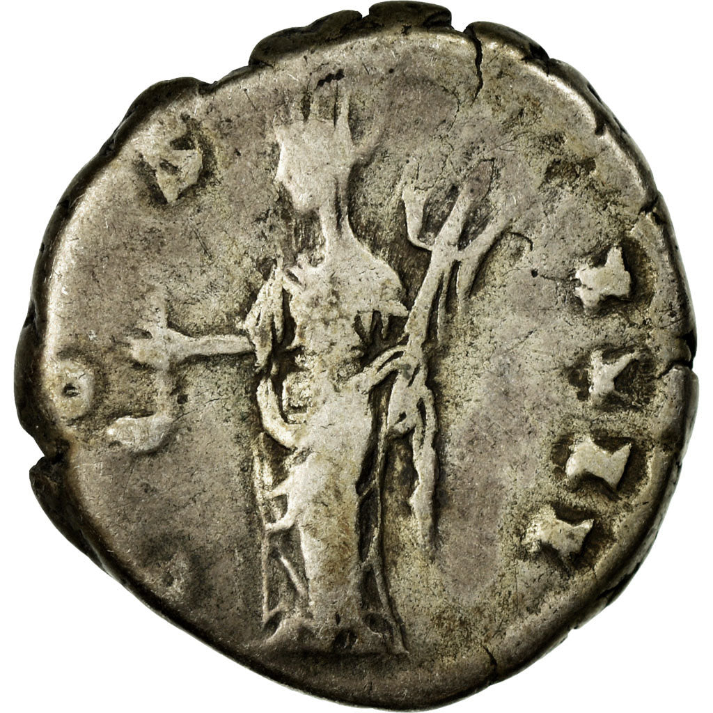 Antoninus Pius, Denarius, Prata, EF(40-45), Cohen:201