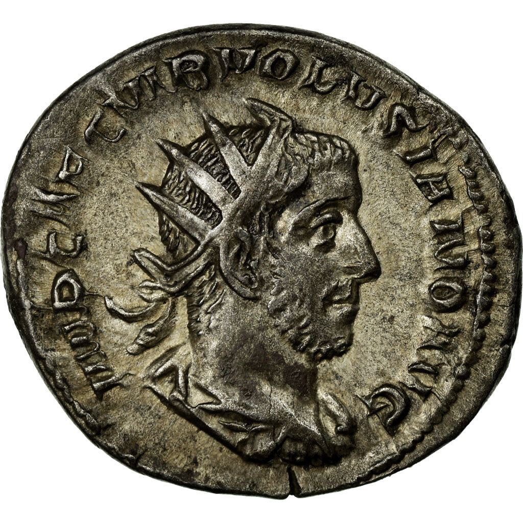 Volusian, Antoninianus, Billon, AU(50-53), Cohen:8