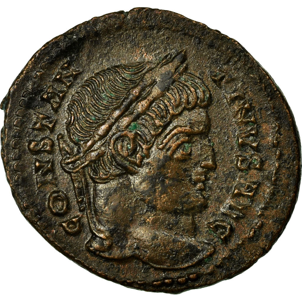 Constantine I, Nummus, Lugdunum, Copper, AU(55-58), Cohen:487
