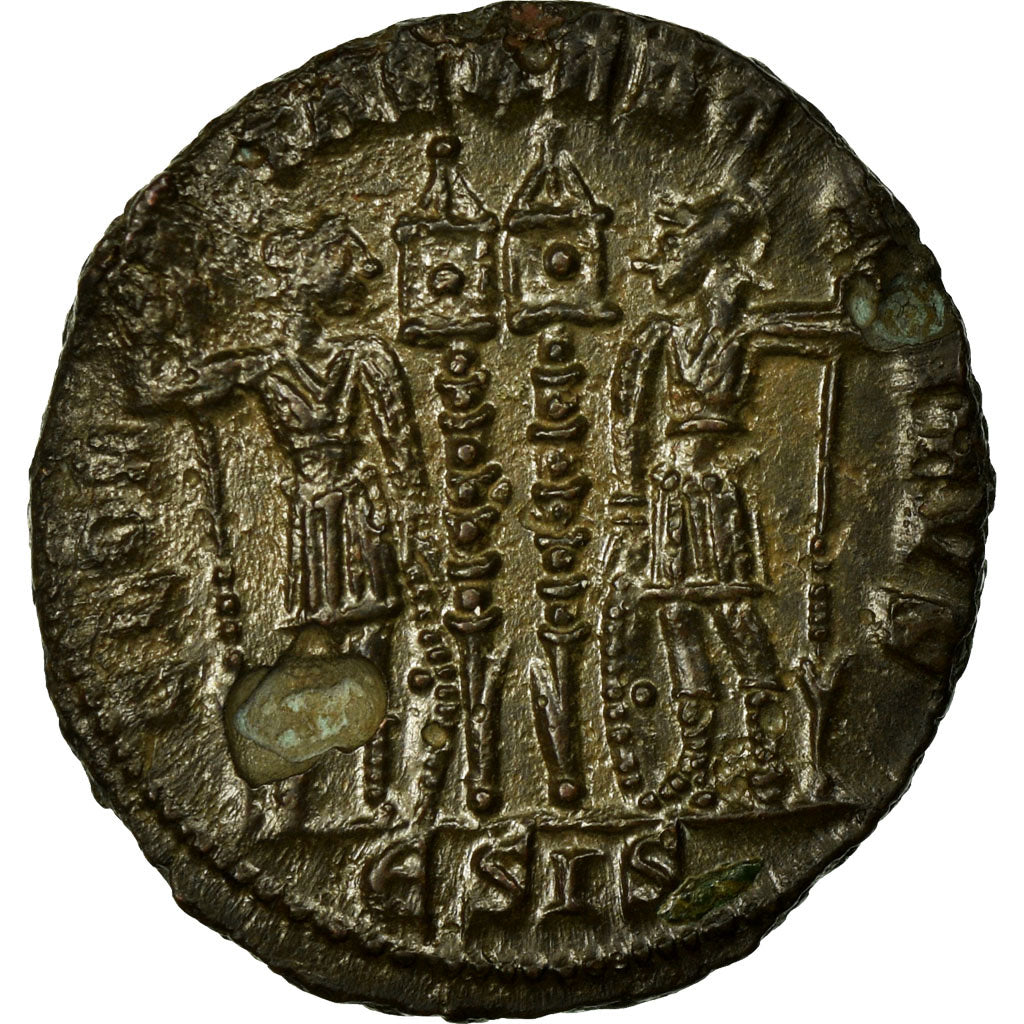 Constantine II, Nummus, Siscia, Copper, AU(50-53), Cohen:114