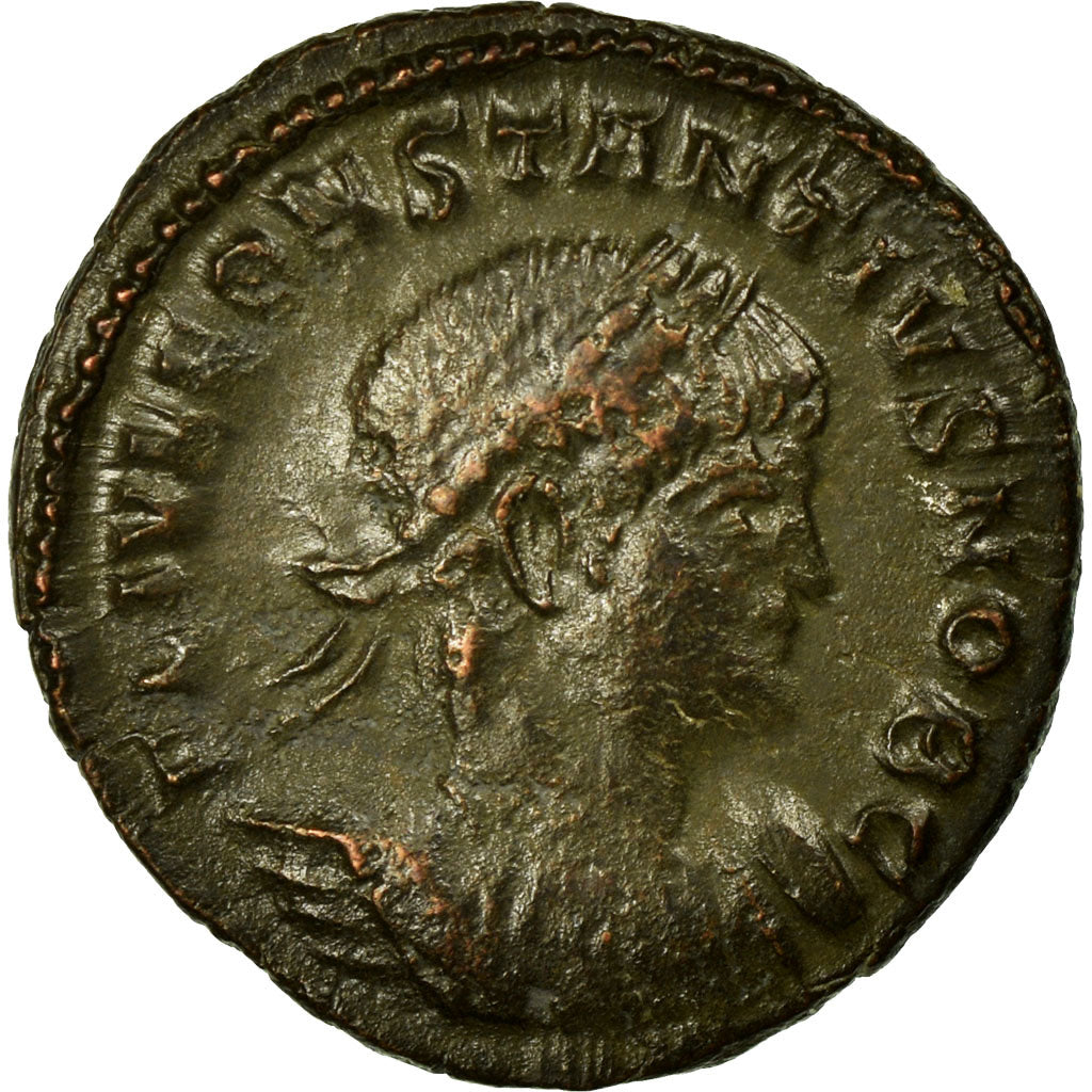 Constantine II, Nummus, Trier, Copper, AU(50-53), Cohen:114