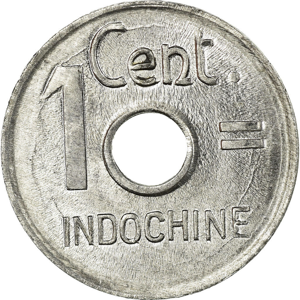 Coin, FRENCH INDO-CHINA, Cent, 1943, MS(64), Aluminum, KM:26