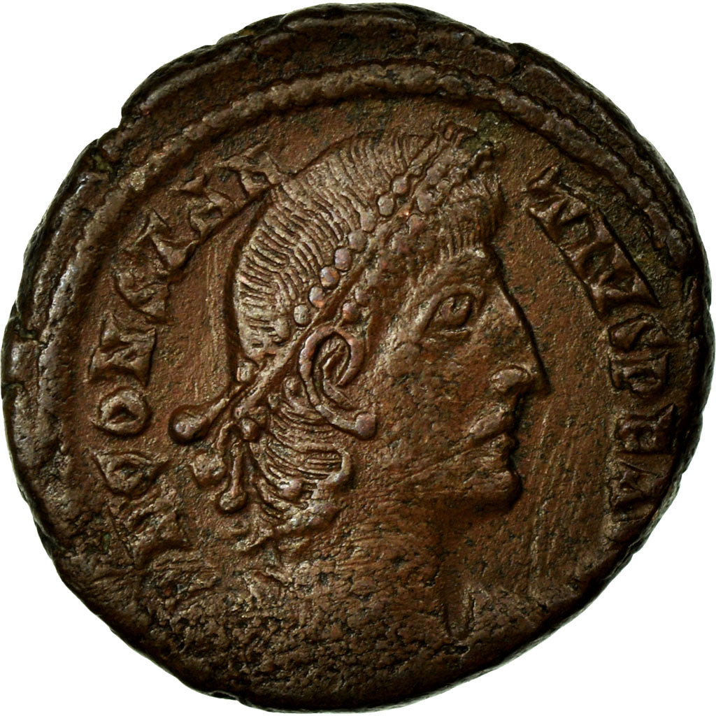 Constantius Gallus, Half Maiorina, Copper, AU(50-53), Cohen:9