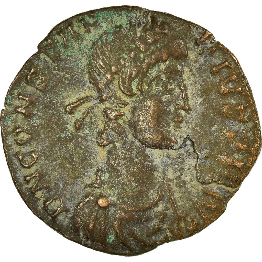 Moneda, Constans, Half Maiorina, Trier, BC+, Cobre, RIC:234