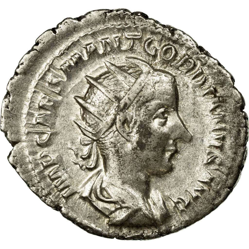 Gordian III, Antoninianus, Rome, Billon, AU(50-53), Cohen:216