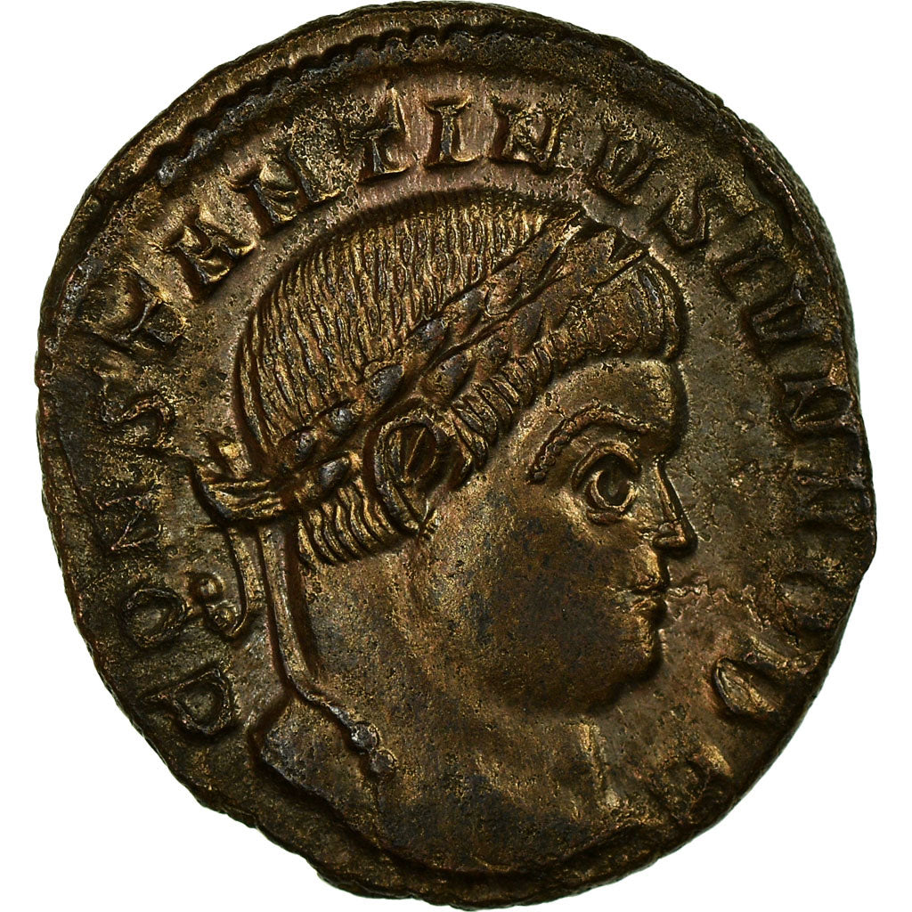 Coin, Constantine II, Nummus, 313-314, Trier, EF(40-45), Copper, RIC:441