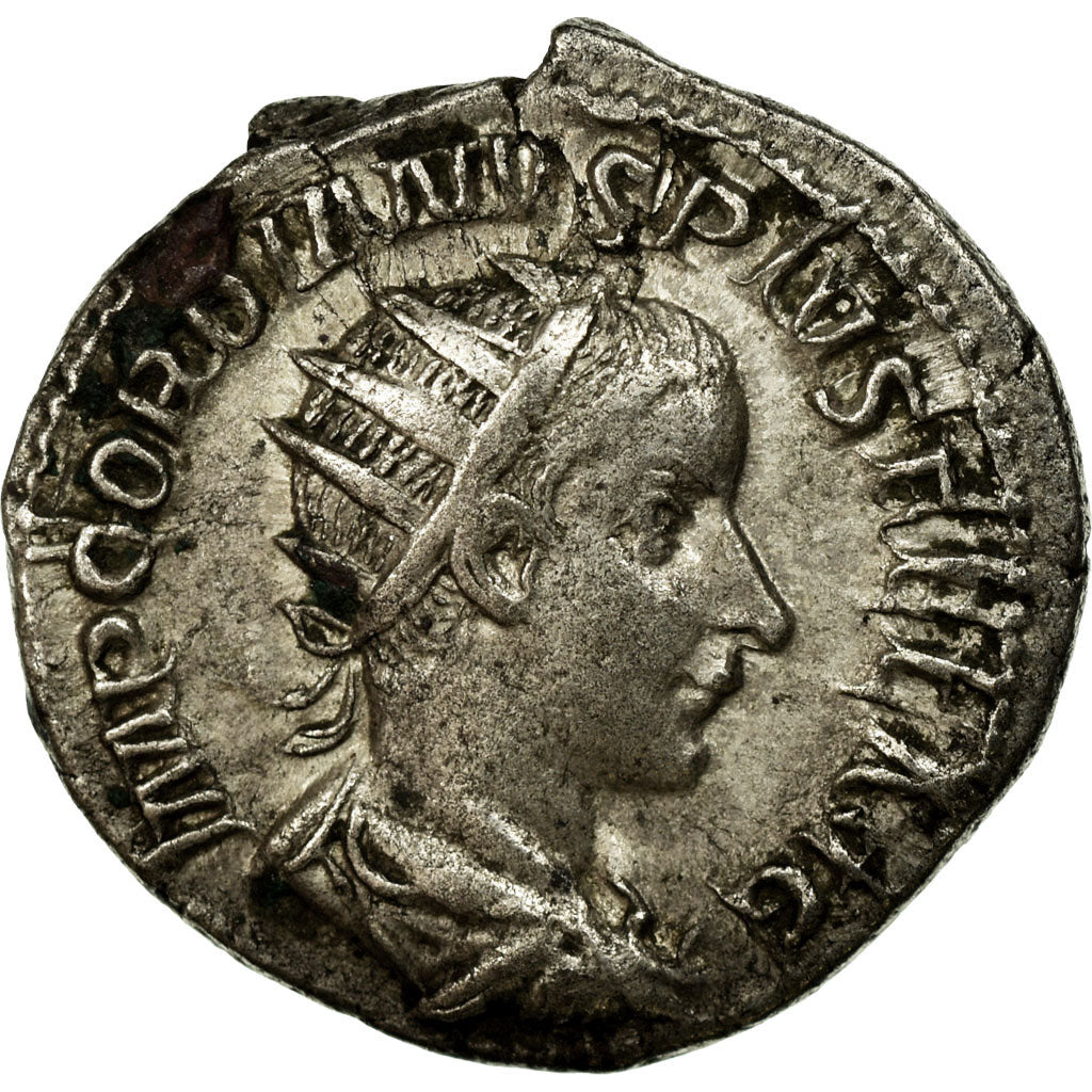 Gordian III, Antoninianus, Billon, AU(50-53), Cohen:50