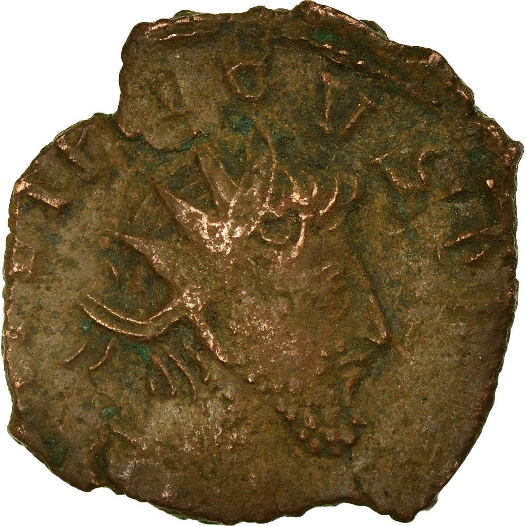 Moneta, Tetricus I, Antoninianus, Gallic imitation, MB, Biglione
