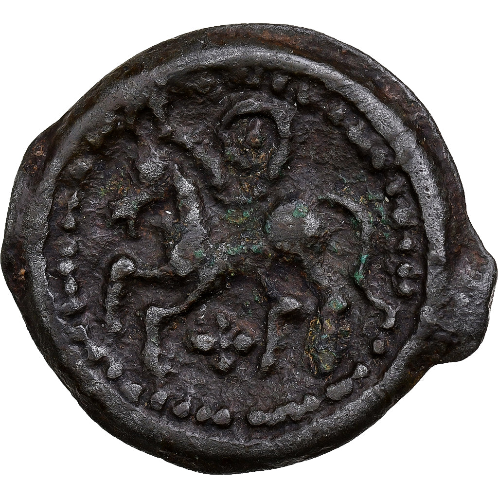 Suessiones, Potin au grand profil, ca. 60-40 BC, Potin, VF(30-35)