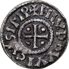 Francja, Louis le Pieux, Denier, 823-840, Srebro, EF(40-45), Prou:1002