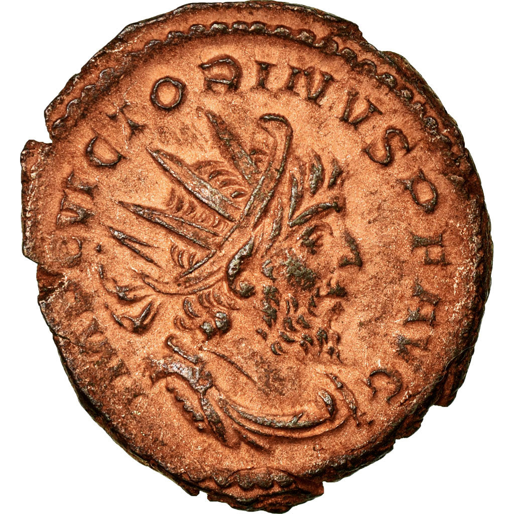 Victorinus, Antoninianus, Bilon, AU(55-58), Cohen:49