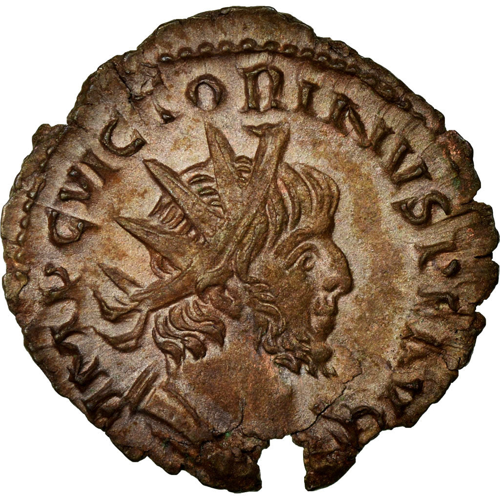 Victorinus, Antoninianus, Bilon, AU(55-58), Cohen:112