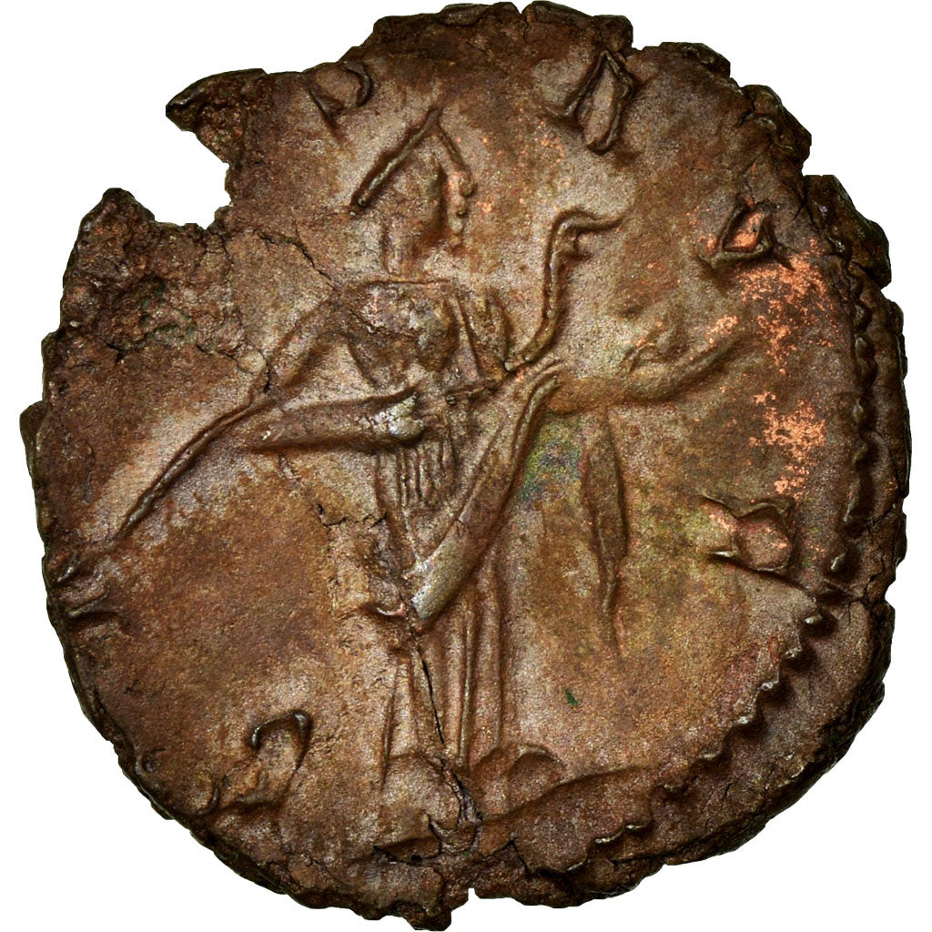 Victorinus, Antoninianus, Bilon, AU(55-58), Cohen:112