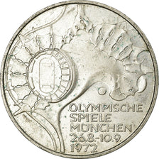 Coin, GERMANY - FEDERAL REPUBLIC, 10 Mark, 1972, Munich, AU(55-58), Silver