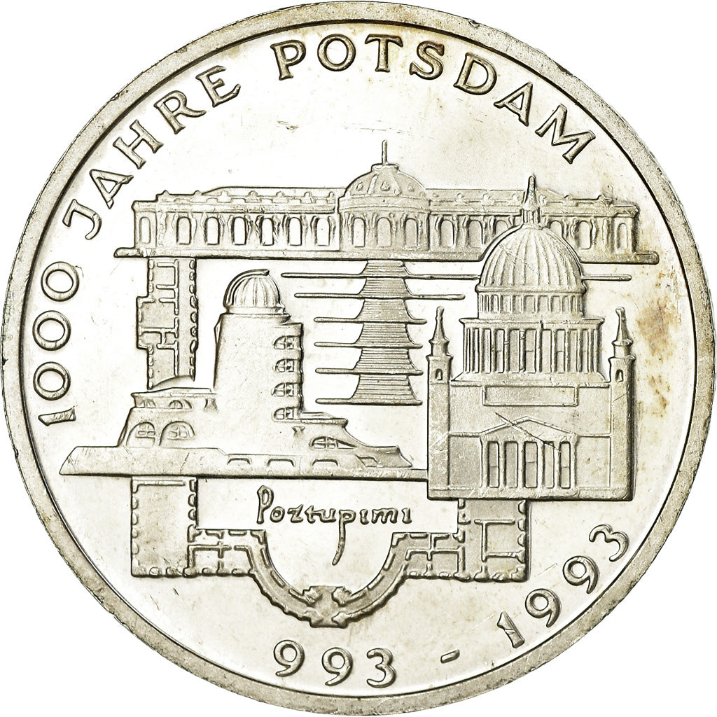 Coin, GERMANY - FEDERAL REPUBLIC, 10 Mark, 1993, Stuttgart, Germany, MS(63)