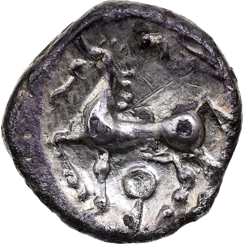 Lemovici, Bituriges Cubi, Denier au glaive, ca. 80-50 BC, Silver, EF(40-45)