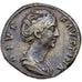 Diva Faustina I, Dupondius, 141, Rome, Bronze, TTB, RIC:1187a