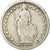 Moeda, Suíça, Franc, 1887, Berne, VF(20-25), Prata, KM:24