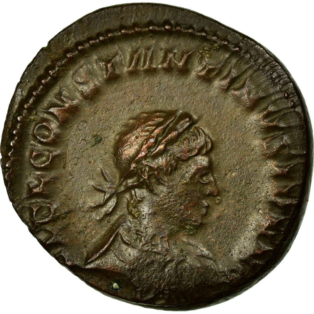Constantine II, Nummus, Copper, AU(50-53), Cohen:50