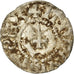 Moneta, Francia, Louis IV d'Outremer, Denarius, 970-980, Langres, BB, Argento
