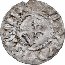 France, Louis IV d'Outremer, Denarius, 970-980, Langres, Silver, EF(40-45)