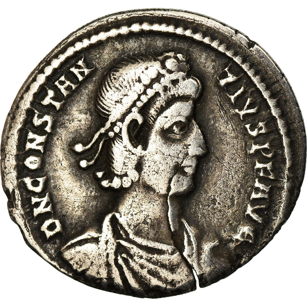 Constantius II, Siliqua, 351-355, Sirmium, Silver, VF(30-35), RIC:15
