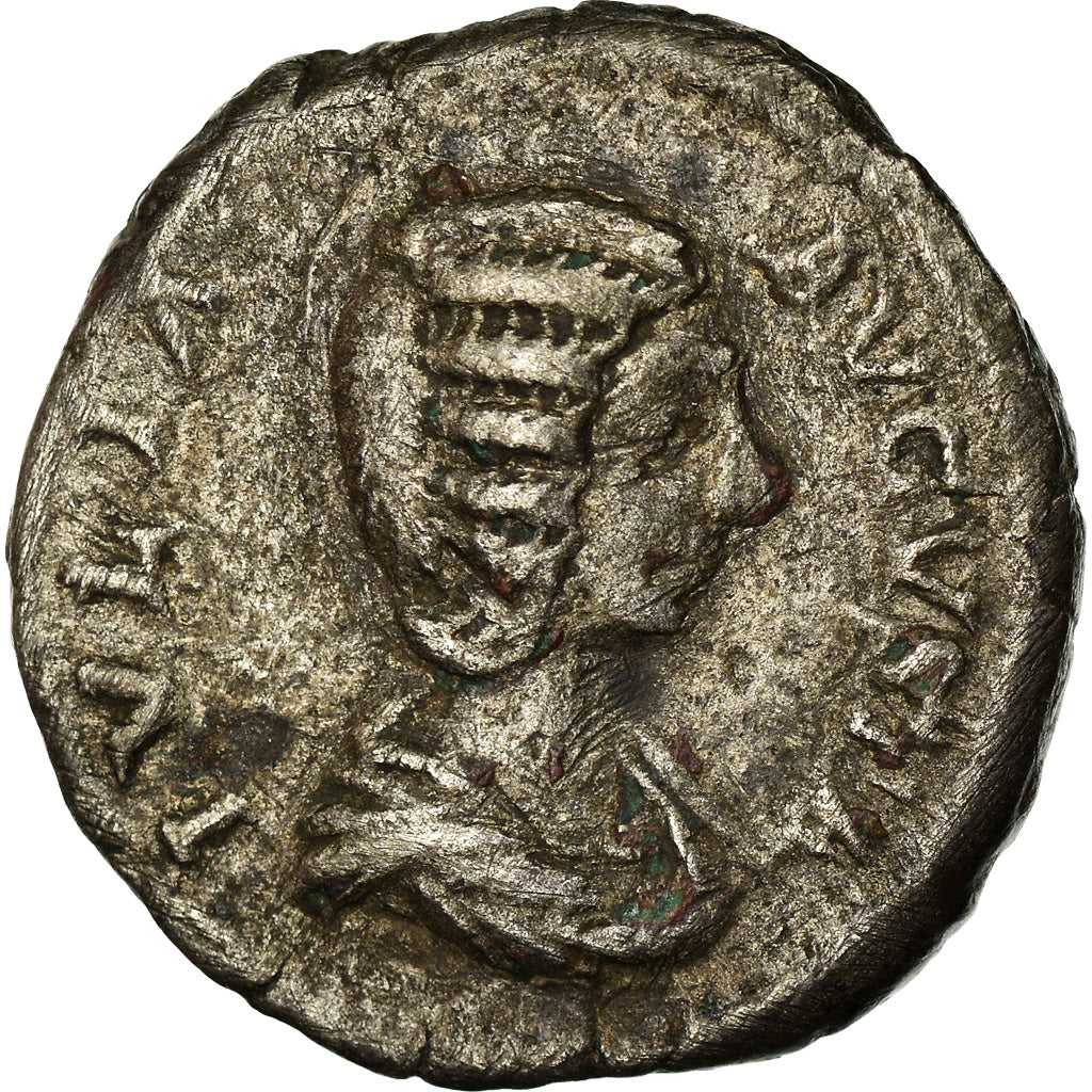Munten, Julia Domna, Denarius, Roma, FR+, Zilver, RIC:553