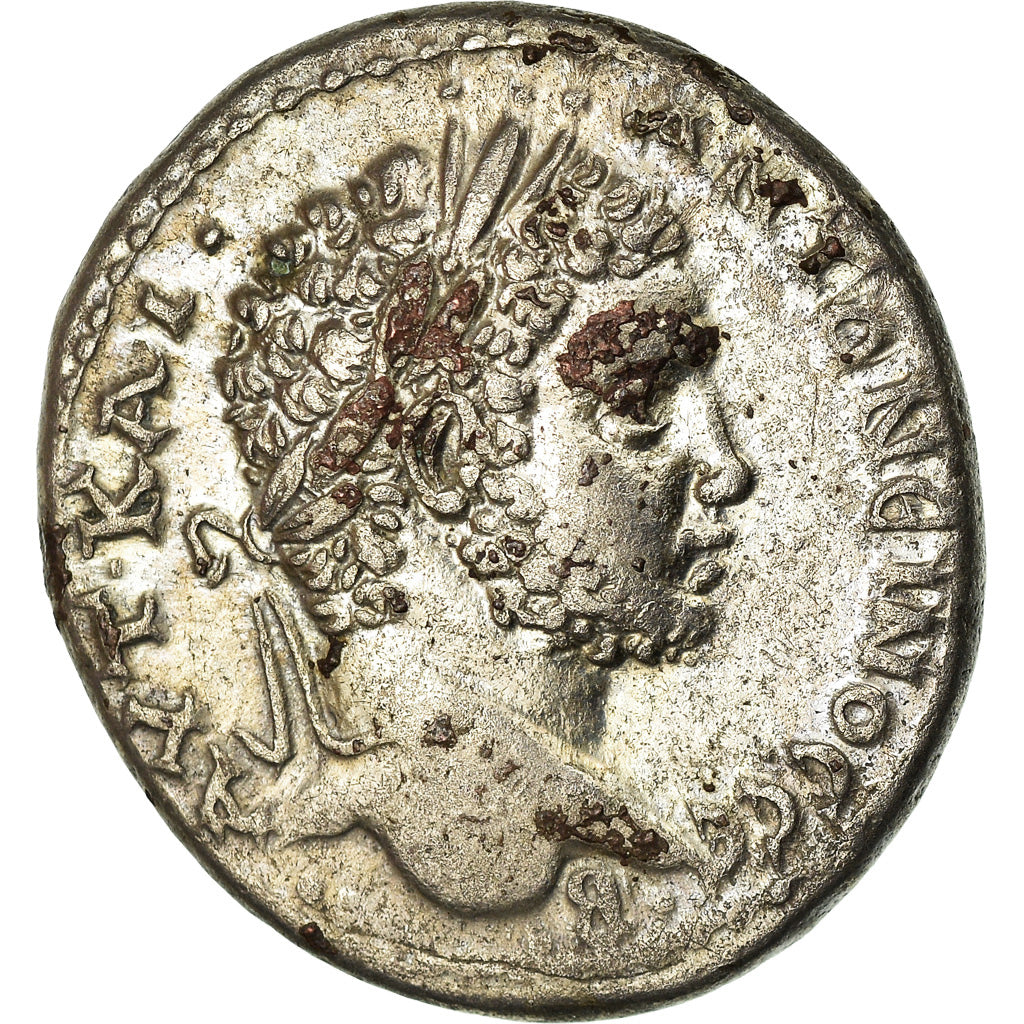 Caracalla, Tetradrachm, 211-212, Antioch, Vellón, MBC+, Prieur:212