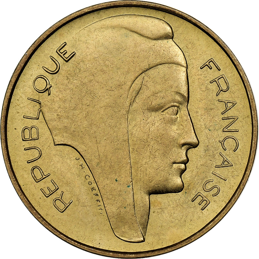 France, 20 Centimes, Concours de Coeffin, 1961, Paris, Pattern