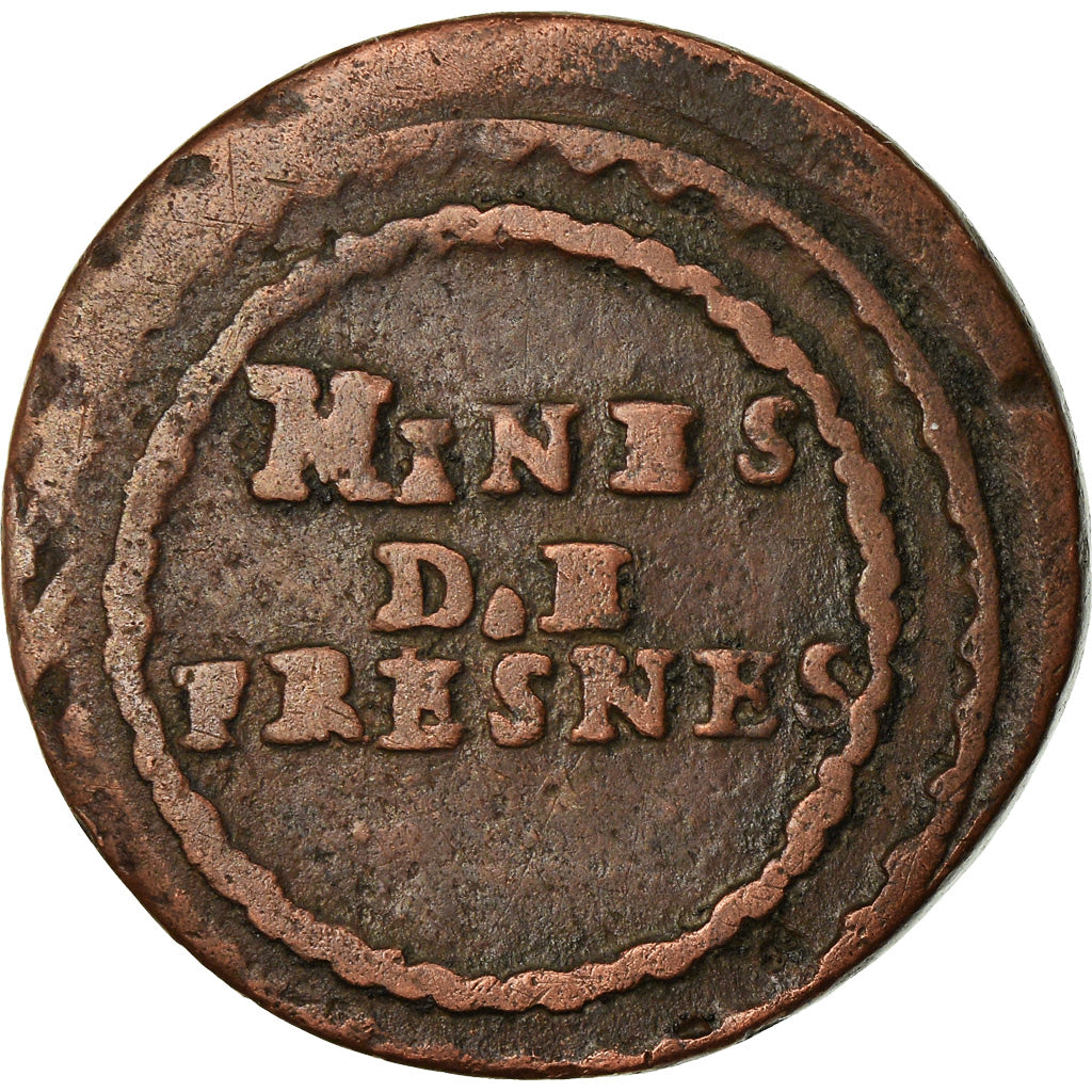 Moeda, França, 5 Centimes, Fresnes sur Escaut, VF(30-35), Bronze