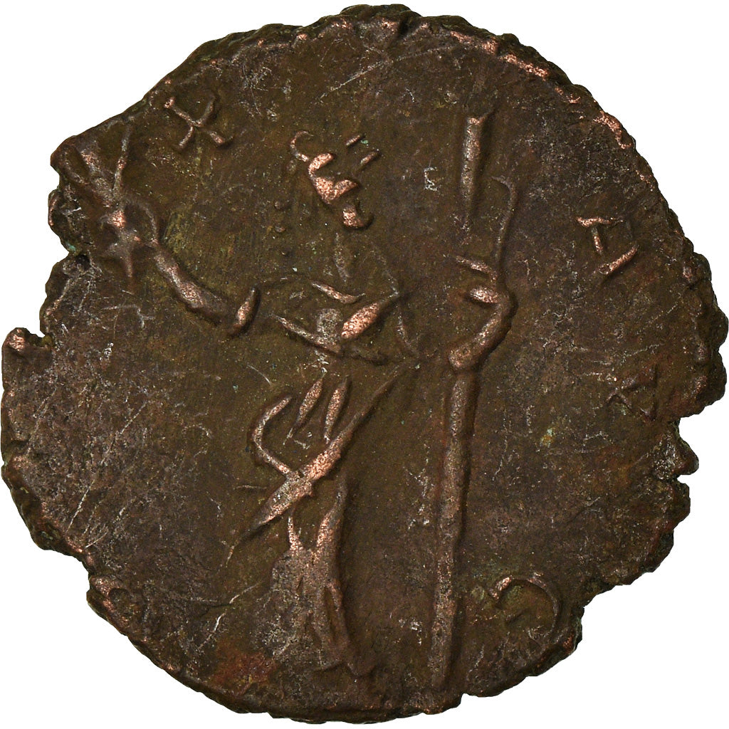Moneta, Tetricus I, Antoninianus, AD 272-274, Trier, MB+, Biglione, RIC:100