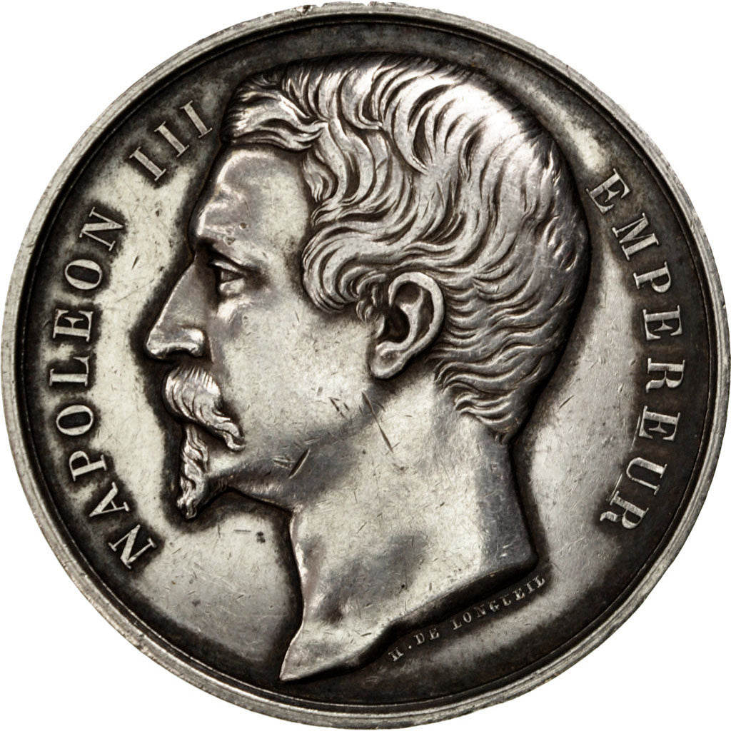 France, Medal, Second French Empire, Business & industry, De Longueil