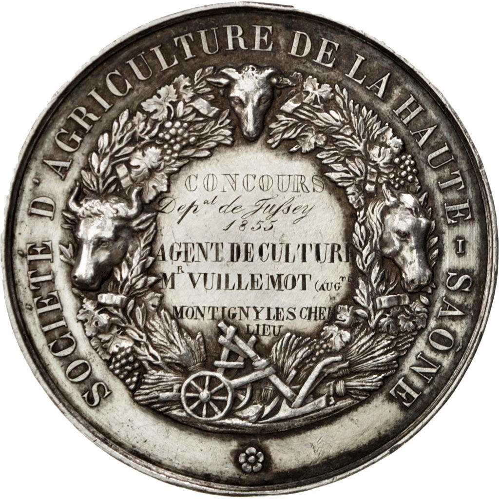 France, Medal, Second French Empire, Business & industry, De Longueil