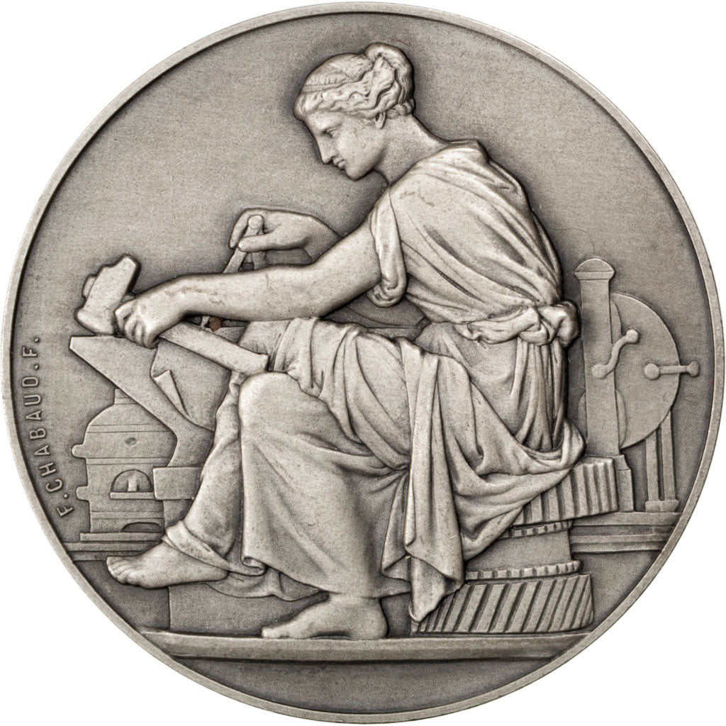 France, Medal, French State, Sciences & Technologies, SUP, Argent