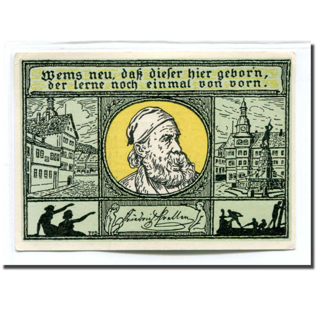 Banknote, Germany, Eisenach Stadt, 50 Pfennig, portrait 3, 1921, UNC(63)