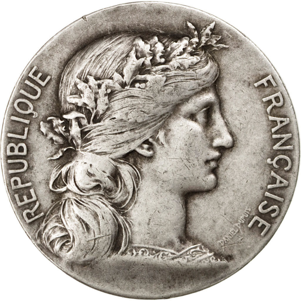 France, Medal, French Third Republic, Sciences & Technologies, Dupuis.D /