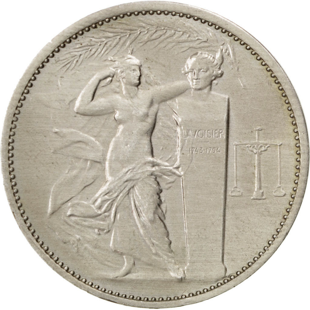 France, Medal, French Fifth Republic, Sciences & Technologies, AU(55-58), Silver