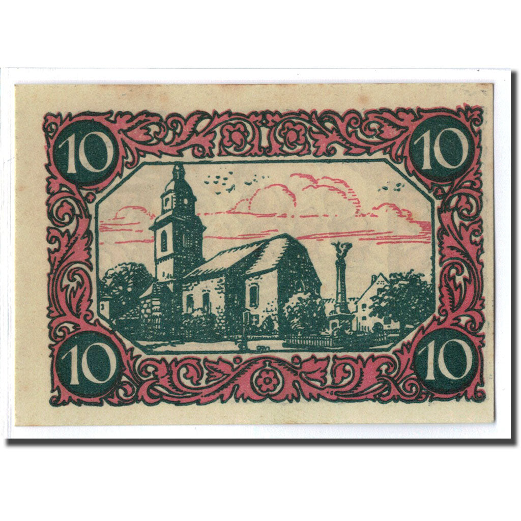 Banconote, Germania, Kindelbrück, 10 Pfennig, paysage, 1920, 1920-11-23, SPL