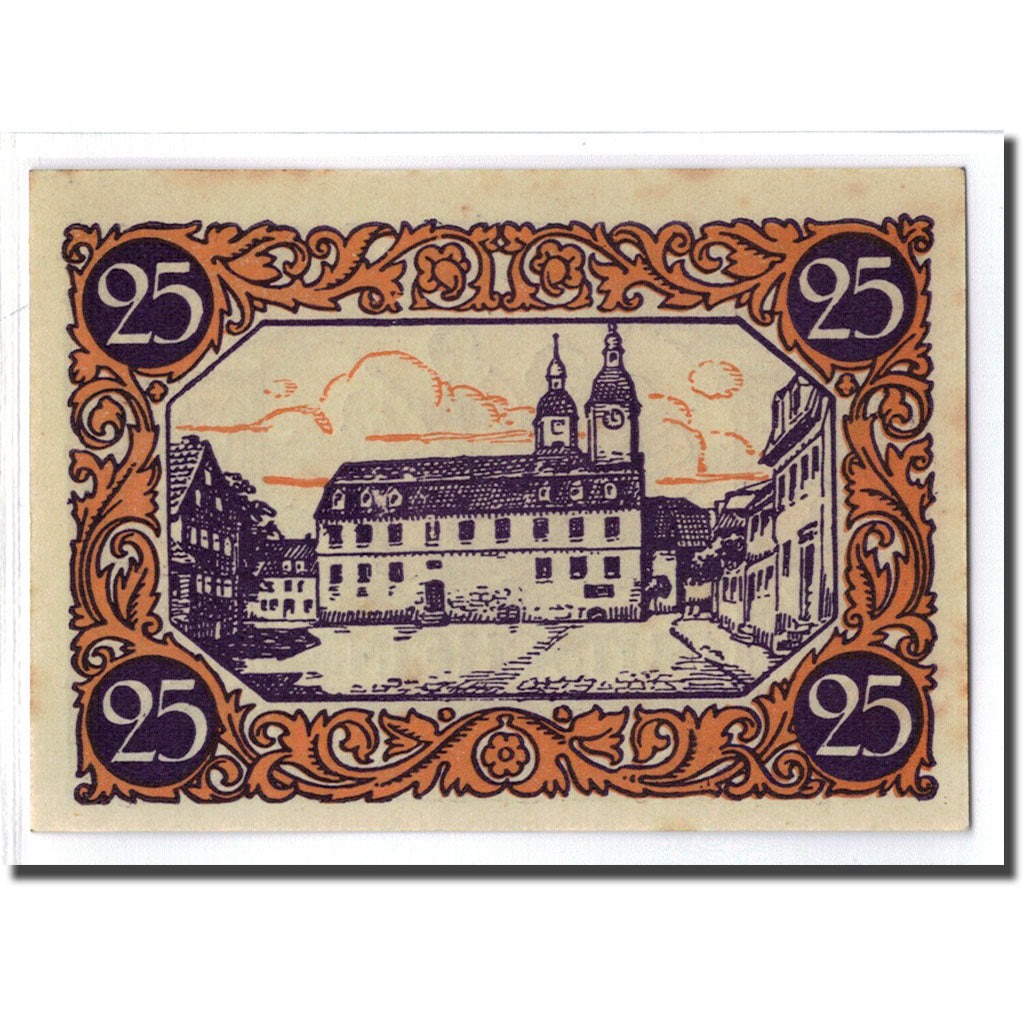 Biljet, Duitsland, Kindelbrück, 25 Pfennig, paysage 1, 1920, 1920-11-23, SPL