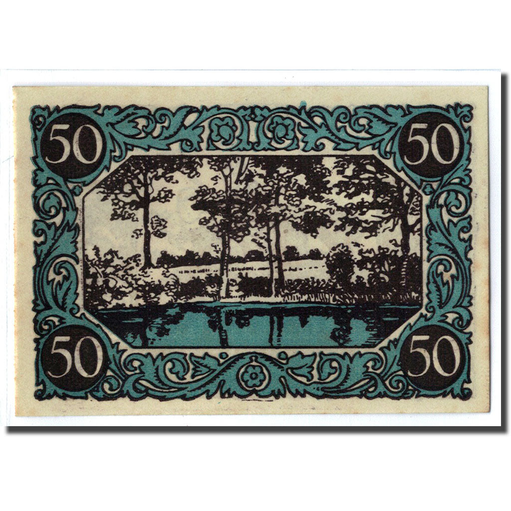 Biljet, Duitsland, Kindelbrück, 50 Pfennig, paysage 2, 1920, 1920-11-23, SPL