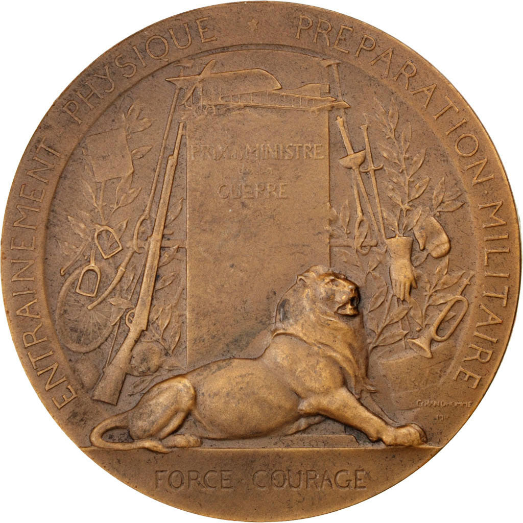 Frankreich, Medal, French Third Republic, Politics, Society, War, Prud'homme