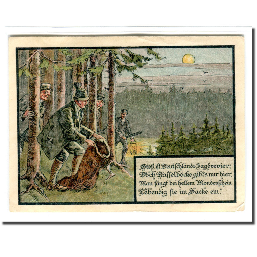 Banknote, Germany, Blankenhain in Thuringen Stadt, 1 Mark, personnage 1, 1921