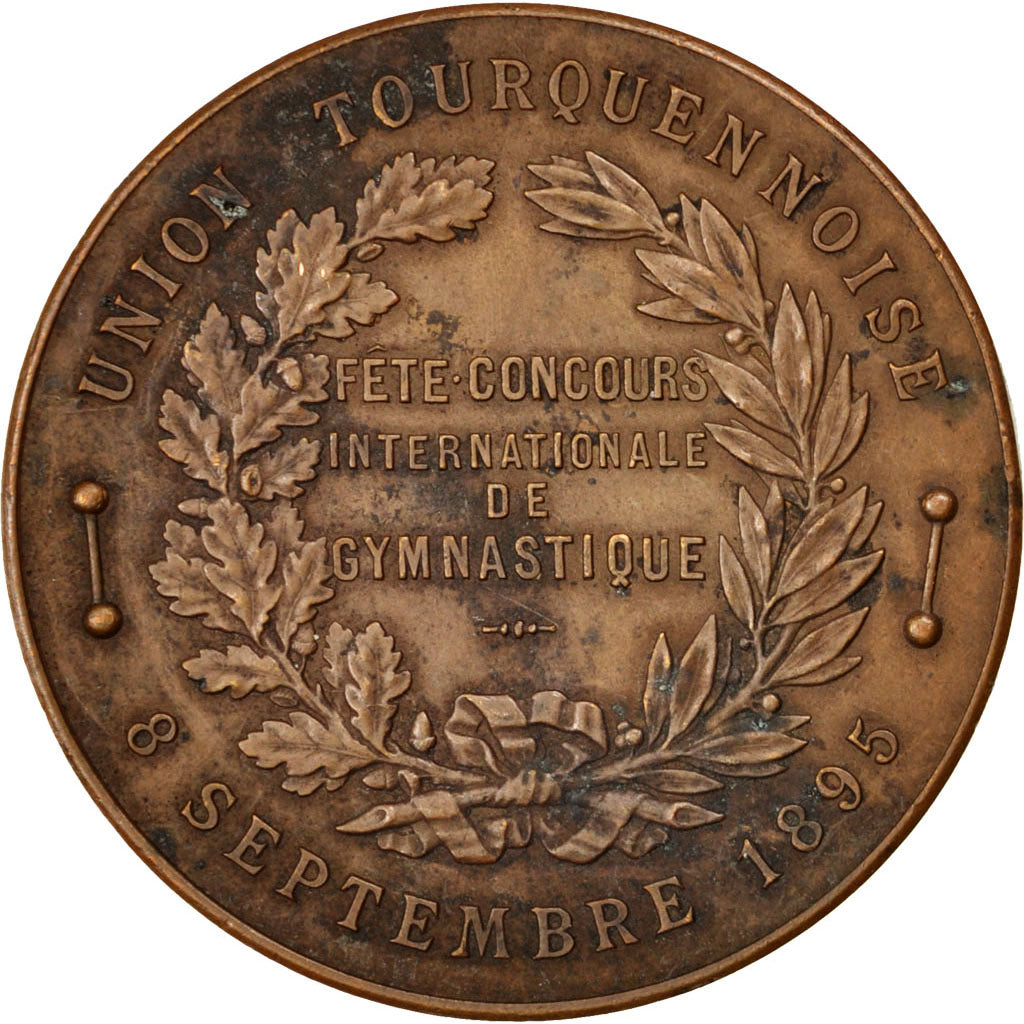 France, Medal, French Third Republic, Sports & leisure, AU(50-53), Bronze