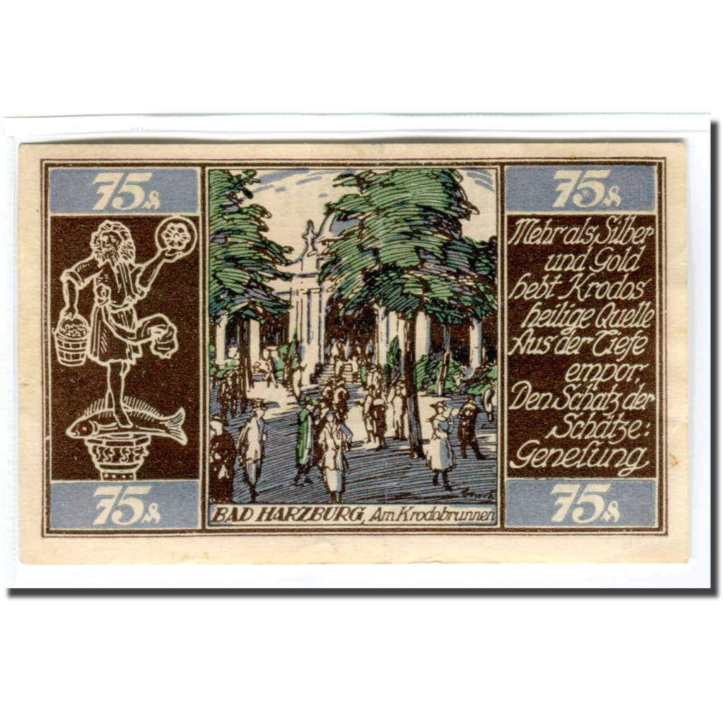 Banknote, Germany, Braunschweig, 75 Pfennig, personnage, 1921, 1921-05-01