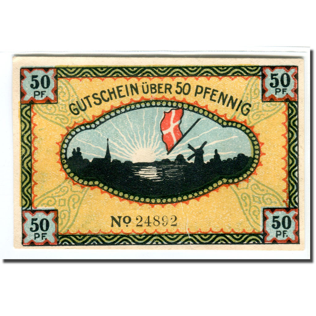 Geldschein, Deutschland, Steinfeld Gemeinde, 50 Pfennig, personnage, 1920