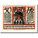 Banknote, Germany, Munster, 50 Pfennig, Véhicule, 1921, 1921-08-27, UNC(63)